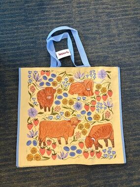 VIRAL TJ MAXX MARSHALLS HOMEGOODS Highland cow reusable tote